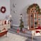 5ft. Pre-Lit LED Holiday Decorated Lamp Post With Greenery & Ornaments